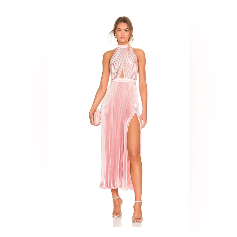 L’IDÉE Renaissance Slit Midi Dress